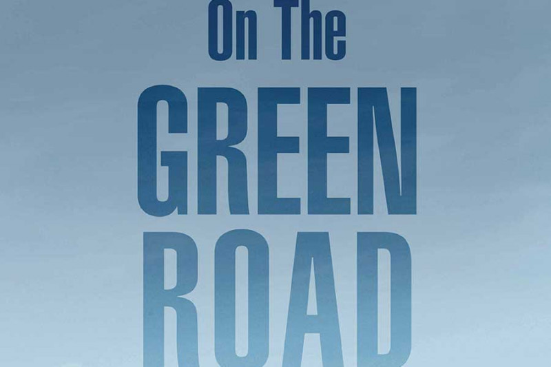 Projection on the green road Projection on the green road