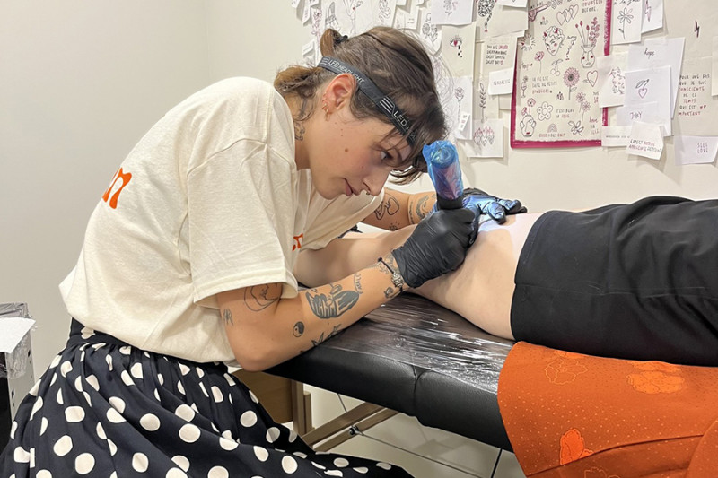 Pop up tattoo avec Ysé Pop up tattoo avec Ysé